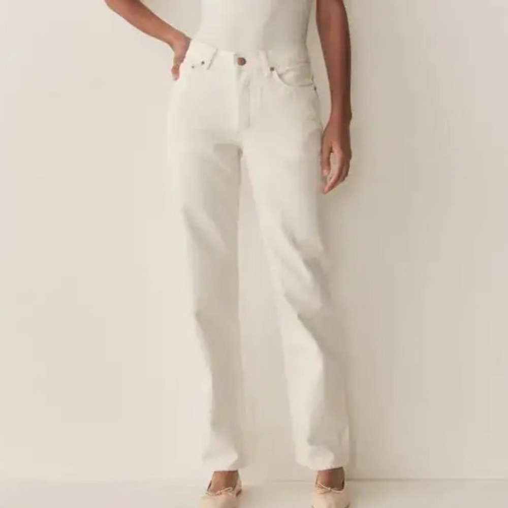 DOEN Straight Leg‎ Jeans Off White 26 New Without Tags